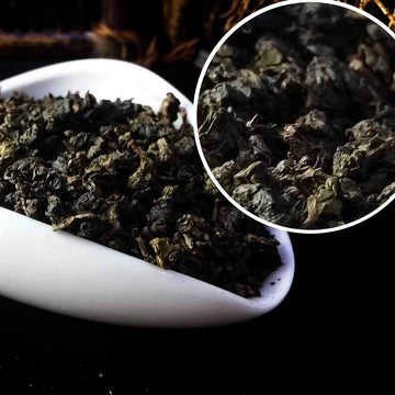 Fullchea - Anxi Black Dragon Oolong Tea - Roasted Oolong Tea Loose Leaf - Black Dragon Oolong Tea With Toasted Flavor (8.8Oz / 2