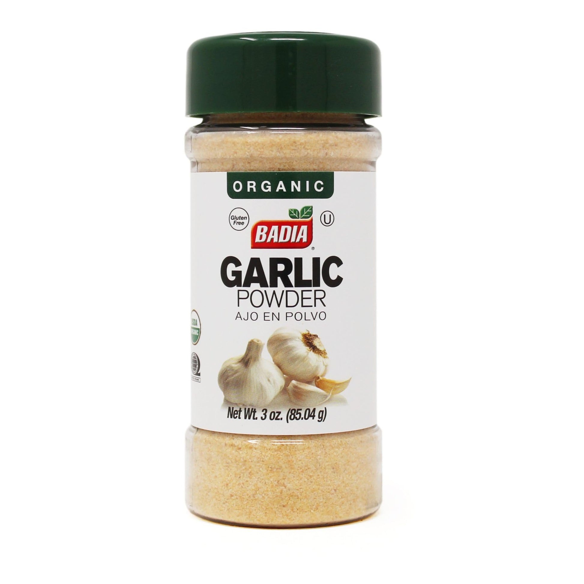 Badia Organic Garlic Powder, 3-Ounce
