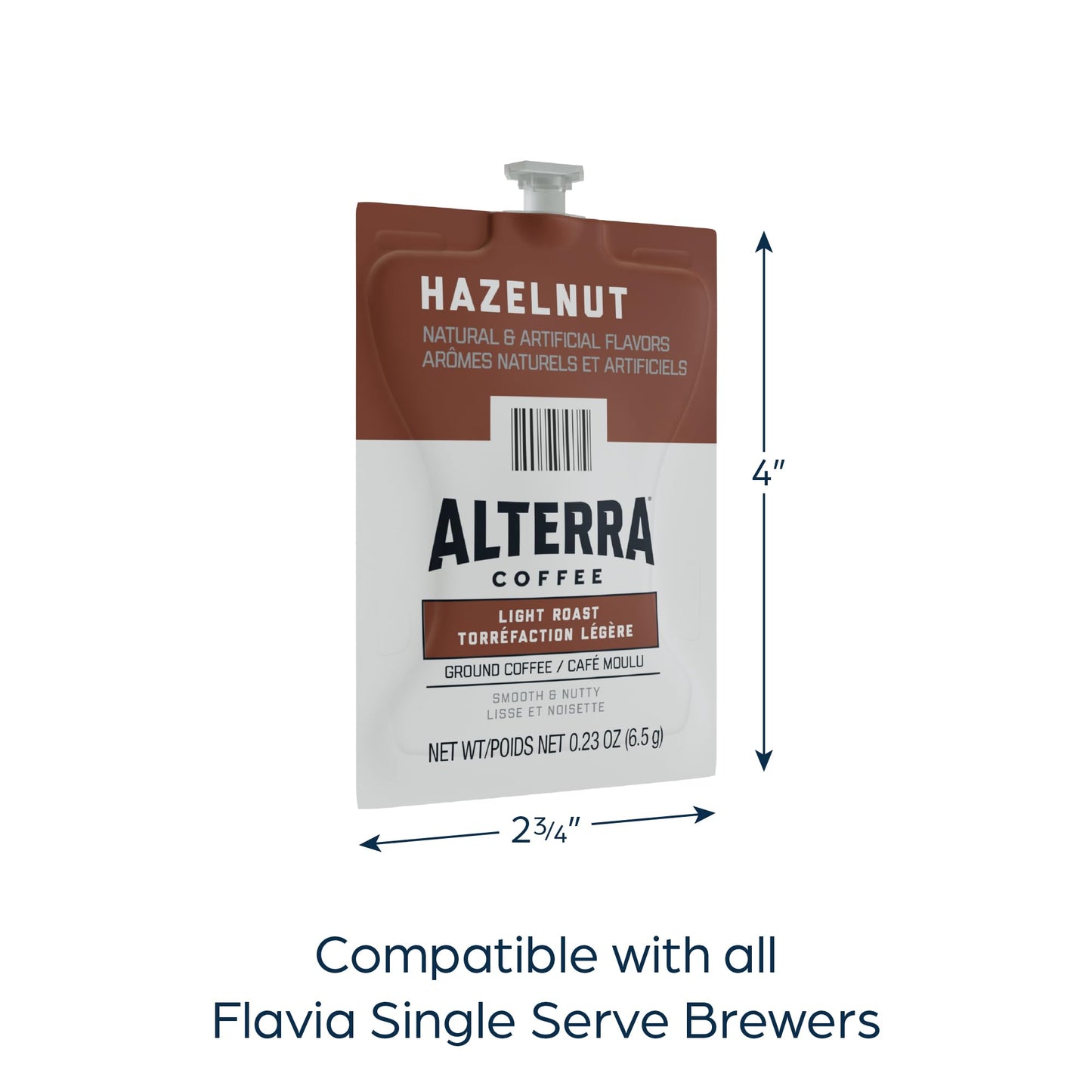 Flavia Alterra Coffee, Hazelnut, 20-Count Fresh Packs (Pack Of 5)
