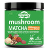 10 Mushroom Matcha Powder with Lion's Mane, Reishi, Mushroom Polysaccharides & More, 3500mg(10:1) Extract, Japanese Ceremonial M