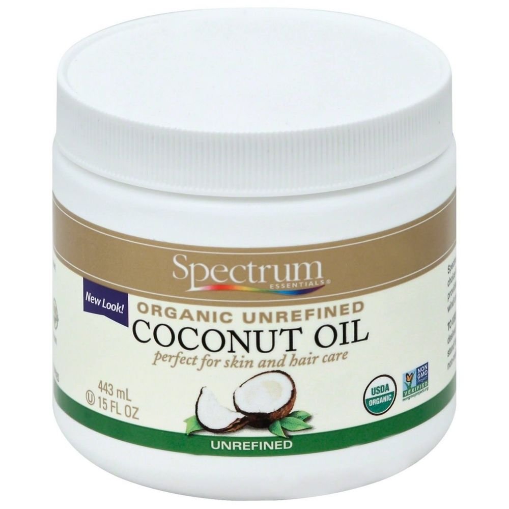 Spectrum Essentials Organic Coconut Oil Unrefined 15 Ounce
