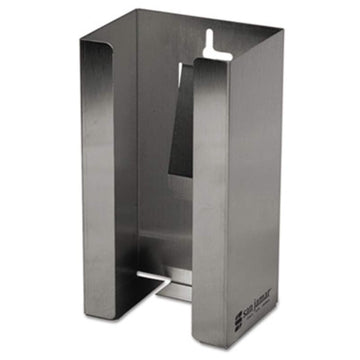 San Jamar G0801 Wall Mounting Glove Dispenser, 1 Box Capacity, Stainless Steel