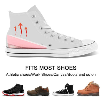 Dr. Foot'S Height Increase Insoles, Heel Cushion Inserts, Heel Lift Inserts For Leg Length Discrepancies (1.4'' Height)