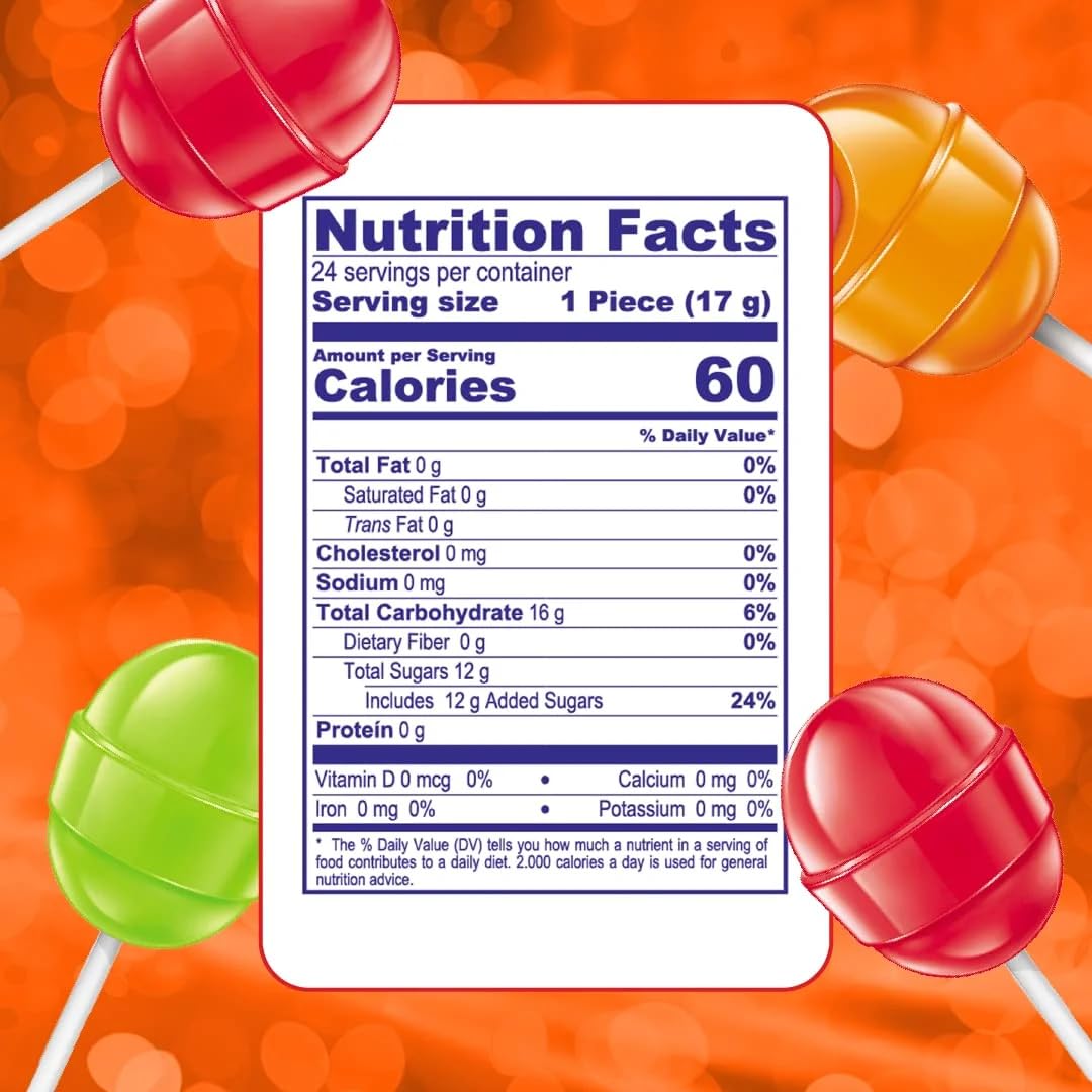 Bon Bon Bum - Fruity Lollipop With Bubble Gum Center - Perfect For Parties And Sharing (24 Pieces, Maracuya (Passion Fruit))