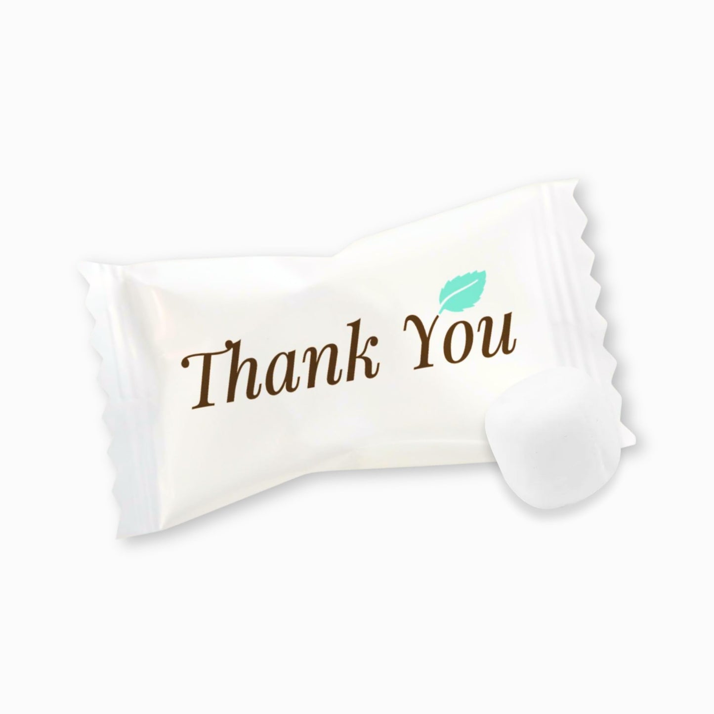 Kidu Pantry Thank You Buttermints - Individually Wrapped Appreciation Mints - 13 Oz Resealable Bag (Approx. 125 Buttermints) - E