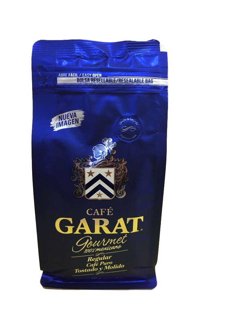 Cafe Garat Gourmet Mexican Coffee - Arabica - Medium Roast Ground Coffee - 16 Ounces - 1 Pounds - 454 Grams - Cafe Molido