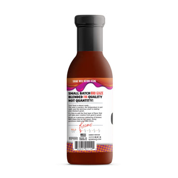 Kosmos Q Sticky Asian BBQ Glaze - 15.5 Oz Bottle for Sticky & Flavorful Barbecue - Thick BBQ Glaze for Competition Ready Mouth-W