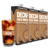 Wandering Bear DECAF Cold Brew Coffee 32 fl oz 3 pack - Smooth Bold Unsweetened Shelf-Stable and Ready to Drink Iced Coffee Cold Brewed Coffee Cold Coffee