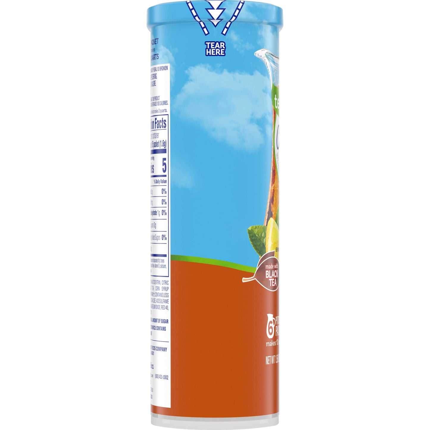 Crystal Light Sweet Tea Drink Mix, 12-Quart 1.56-Ounce Canister (Pack Of 10)