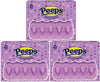 PEEPS Easter Marshmallow Chicks, Variety Pack, 10 Count (Assorted Flavors & Colors) (3 count, Purple Chicks Marshmallow)