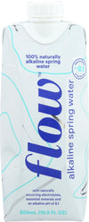 FLOW WATER Alkaline Spring Water, 16.9 FZ