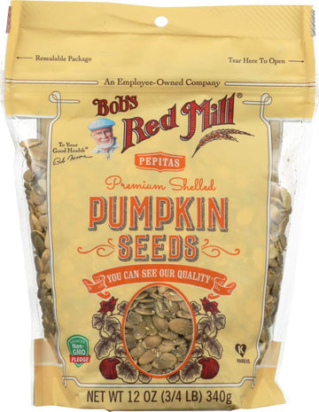 Bobs Red Mill Seeds Pumpkin Pack Of 6 Size 12 Oz (Gluten Free Kosher)