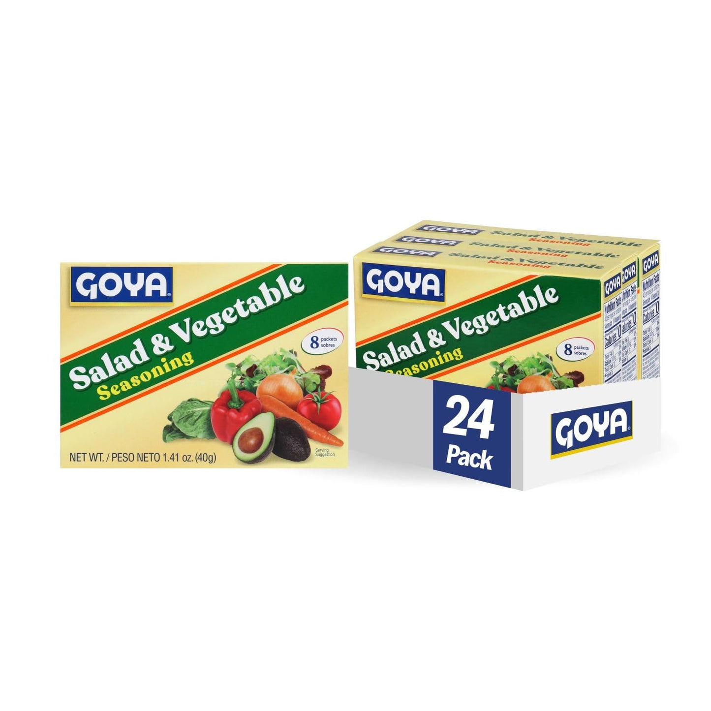 Goya Foods Salad And Vegetable Seasoning, 1.41 Ounce (Pack Of 24)