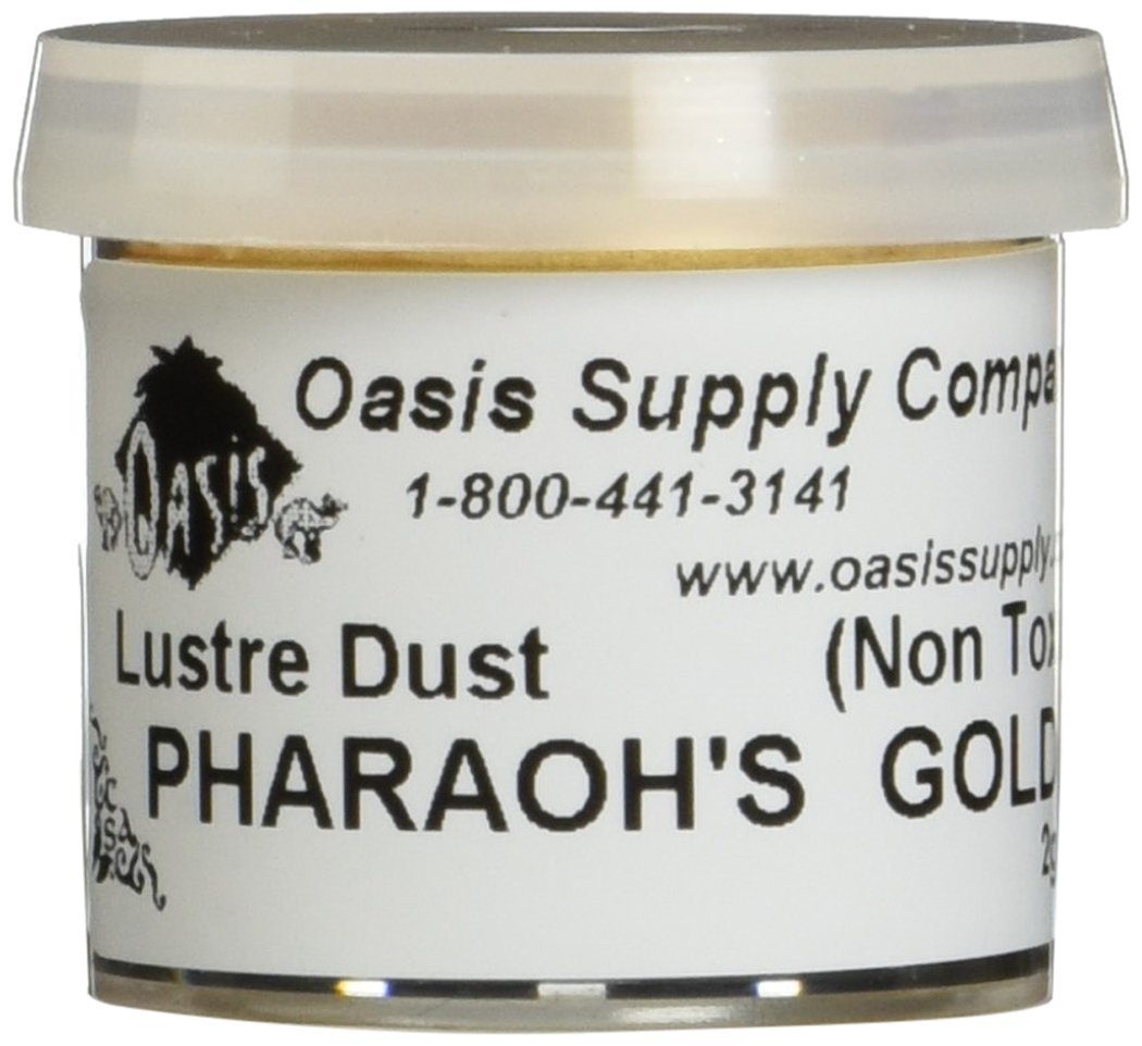 Oasis supply Lustre Dust, Pharaohs Gold (Old Gold), 2 Gram