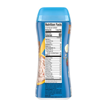 Gerber Cereal For Toddler Grain And Grow, Hearty Bits Multigrain Baby Cereal, Banana Apple Strawberry, 8 Oz Canister (6 Pack)