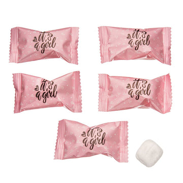 Candy Envy - It'S A Girl Buttermints - 13 Oz. Bag - Approximately 100 Individually Wrapped Mints - Baby Shower Party Favor Candy