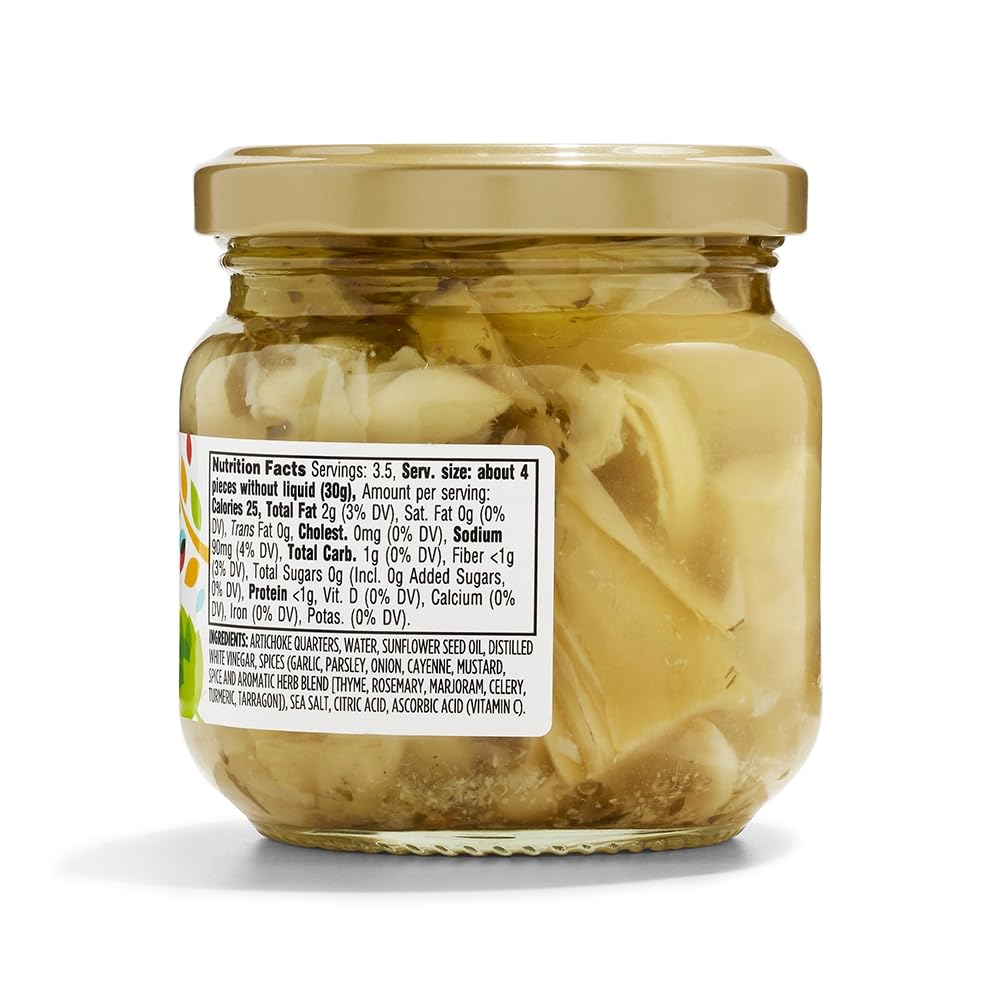 365 By Whole Foods Market, Artichoke Quarters Marinated, 6.5 Ounce