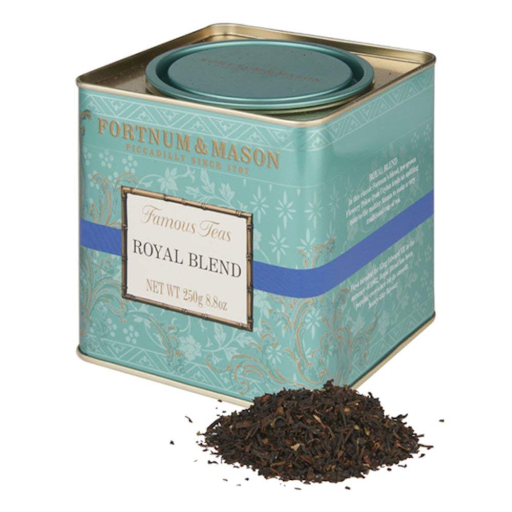 Fortnum & Mason British Tea, Royal Blend, 250G Loose English Tea In A Gift Tin Caddy