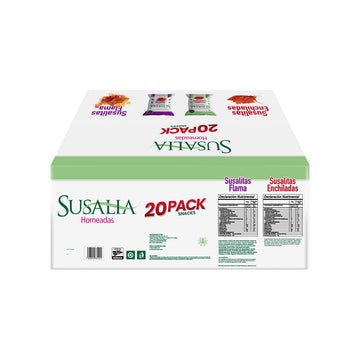 Susalia Botana Ma  Z Con Nopal Horneada, Flamas Y Enchiladas (20 Pack)