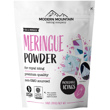 Meringue Powder (14oz) For Royal Icing, Premium Quality, High Egg White Formula, Create Incredible Royal Icing or Frosting for S