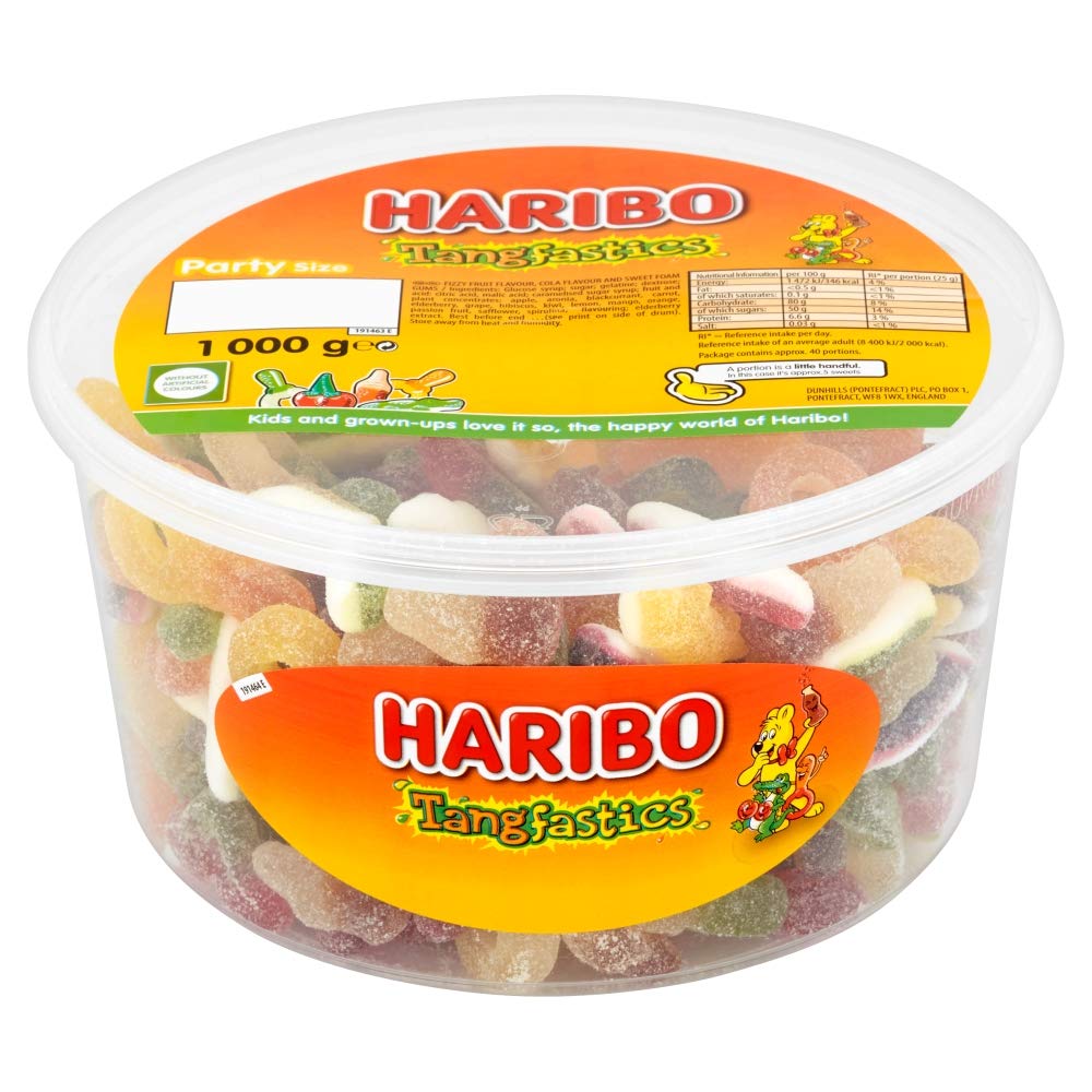 Original Haribo Tangfastics Tub The Original Sour Mix Sugar Coated Super Tangy Sour Gummies Gummy Sweets Imported From The Uk Br