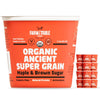 Farm to Table Foods Organic Ancient Super Grain Oatmeal Individual Serving Cups, Maple and Brown Sugar - High Protein, Non-GMO,