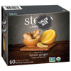Bigelowwss Organic Lemon Ginger Herbal Tea 60 ct. w/A Storage Bag