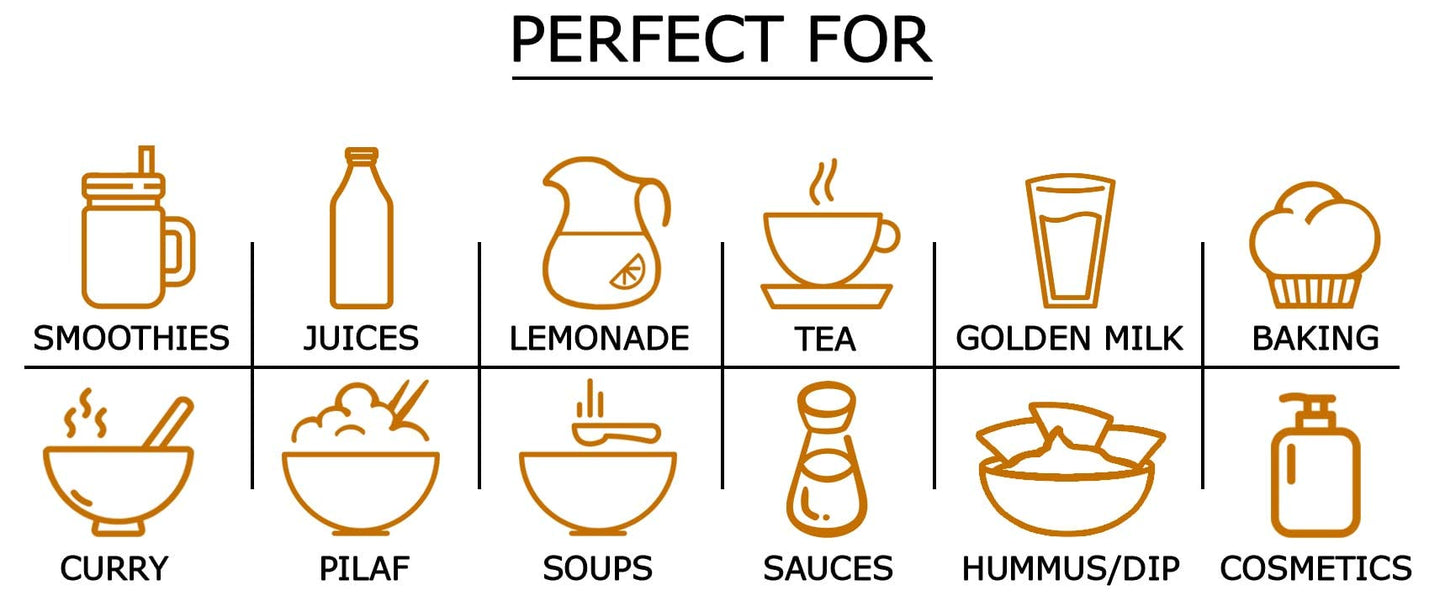 Food To Live - Turmeric Powder, 2 Pounds Finely Ground Turmeric Root, Pure, Kosher, Vegan, Bulk. Fragrant Spice. Contains Curcumin. Great For Asian, Middle East Dishes, Spice Blends, Beverages.