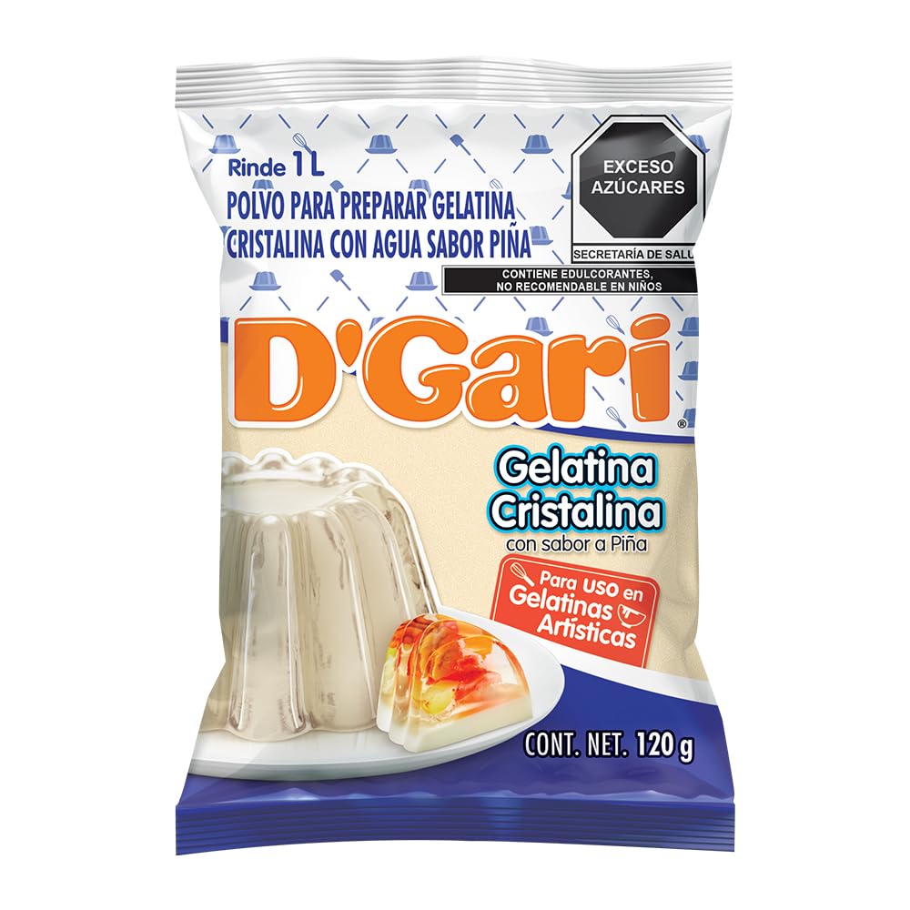 D'Gari Gelatin Dessert -Cristalina 5 Pack (Cristalina)