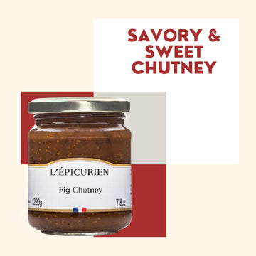 Figs And Spices French Imported Chutney 7.76 Oz Jar By L'Epicurien, France, One