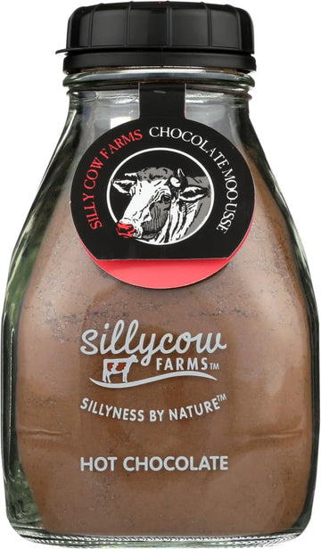 Silly Cow Farms Hot Chocolate, Chocolate Moo-usse, 16 Oz (Pack of 1)