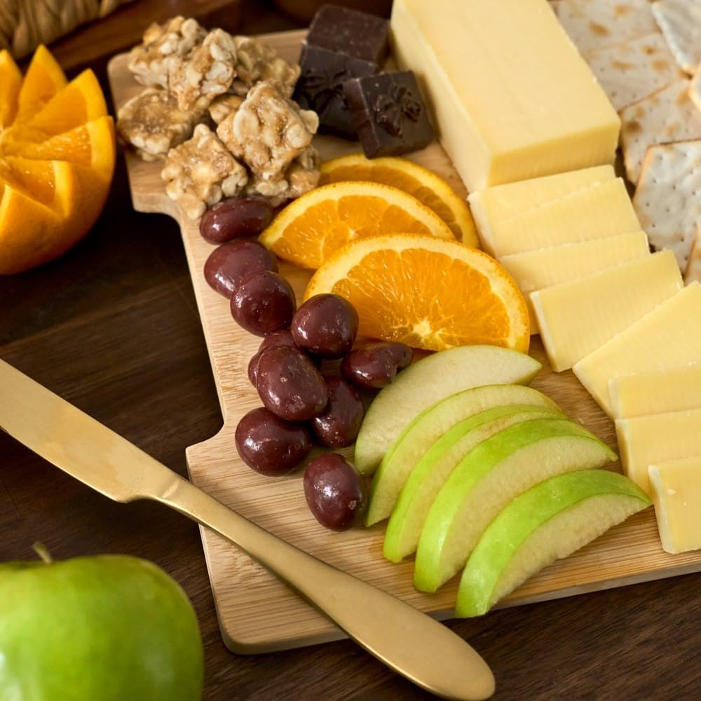 Christmas Fruit Basket Of Fruits, Cheese, Chocolate And Nuts By Gourmetgiftbaskets.Com