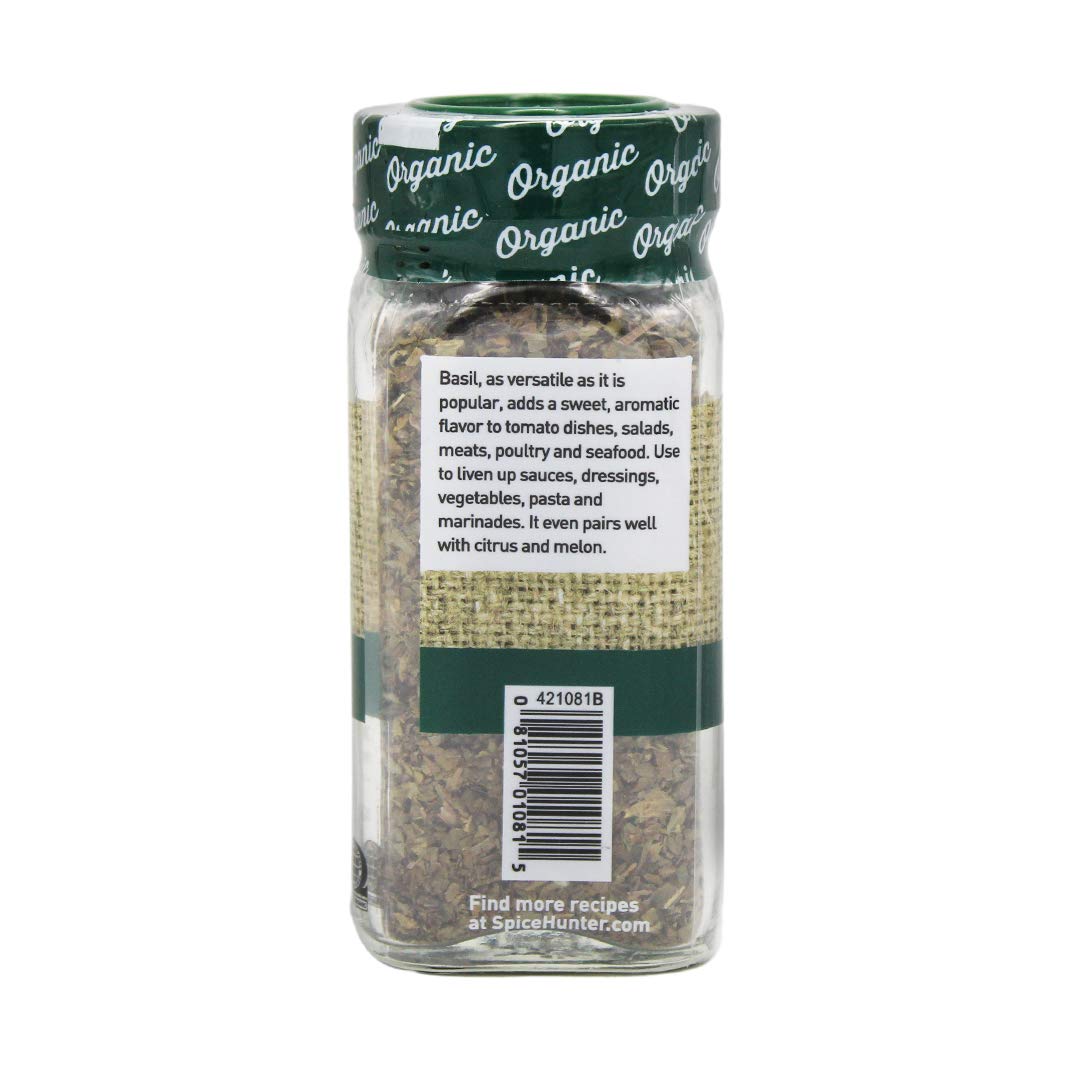 The Spice Hunter Basil, Organic, 0.3-Ounce Jar