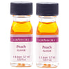 Lorann Peach Ss Flavor, 1 Dram Bottle (.0125 Fl Oz - 3.7Ml - 1 Teaspoon) - 2 Pack