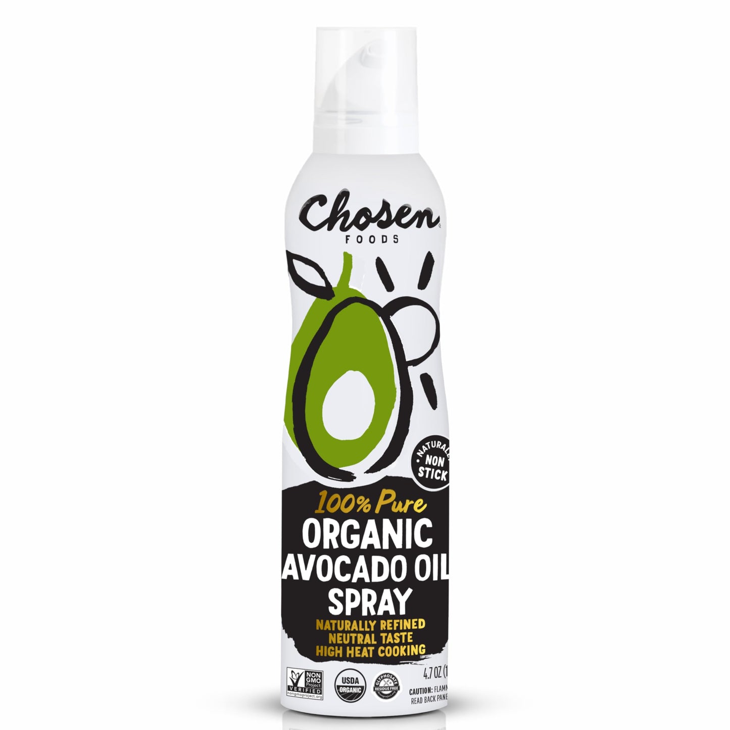Chosen Foods Organic Avocado Oil Spray, 4.7 OZ