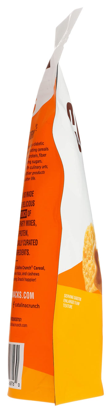 Catalina Snacks Crunch Cheddar Snack Mix, Keto Friendly, Gluten Free, 6 Ounce (Pack Of 6)