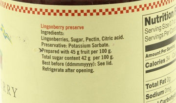 Hafi Variety Pack Preserves Lingonberry, Wild Cloudberry, Gooseberry 14.1-Ounce Jars (Pack Of 3)