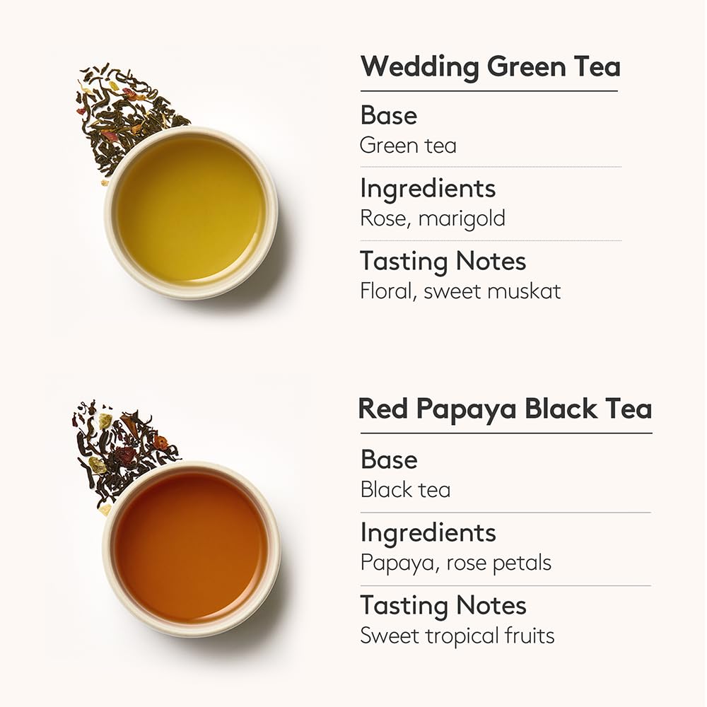 Osulloc Lovely Tea Gift Box Set (12 Count, 4 Flavors X 3 Ea), Mothers Day Gift Guide | Premium Blended Tea From Jeju | Korean Te