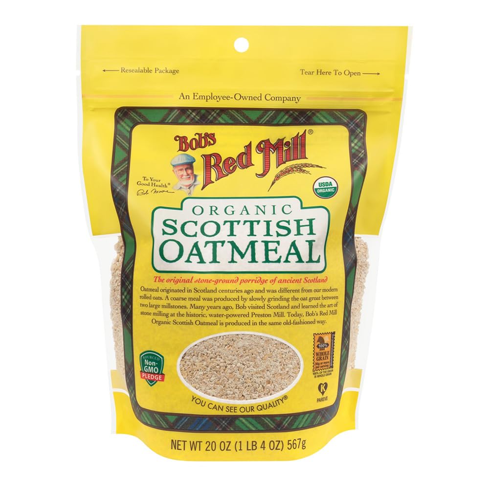 Bobs Red Mill Organic Scottish Oatmeal 20 Oz