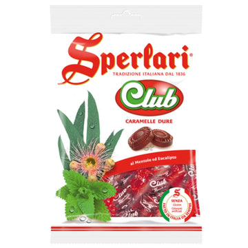Sperlari "Club" Hard Candy Bag, Individually Wrapped Italian Sweets, 200 Gr / 7.05 Ounce Bag (1-Pack)