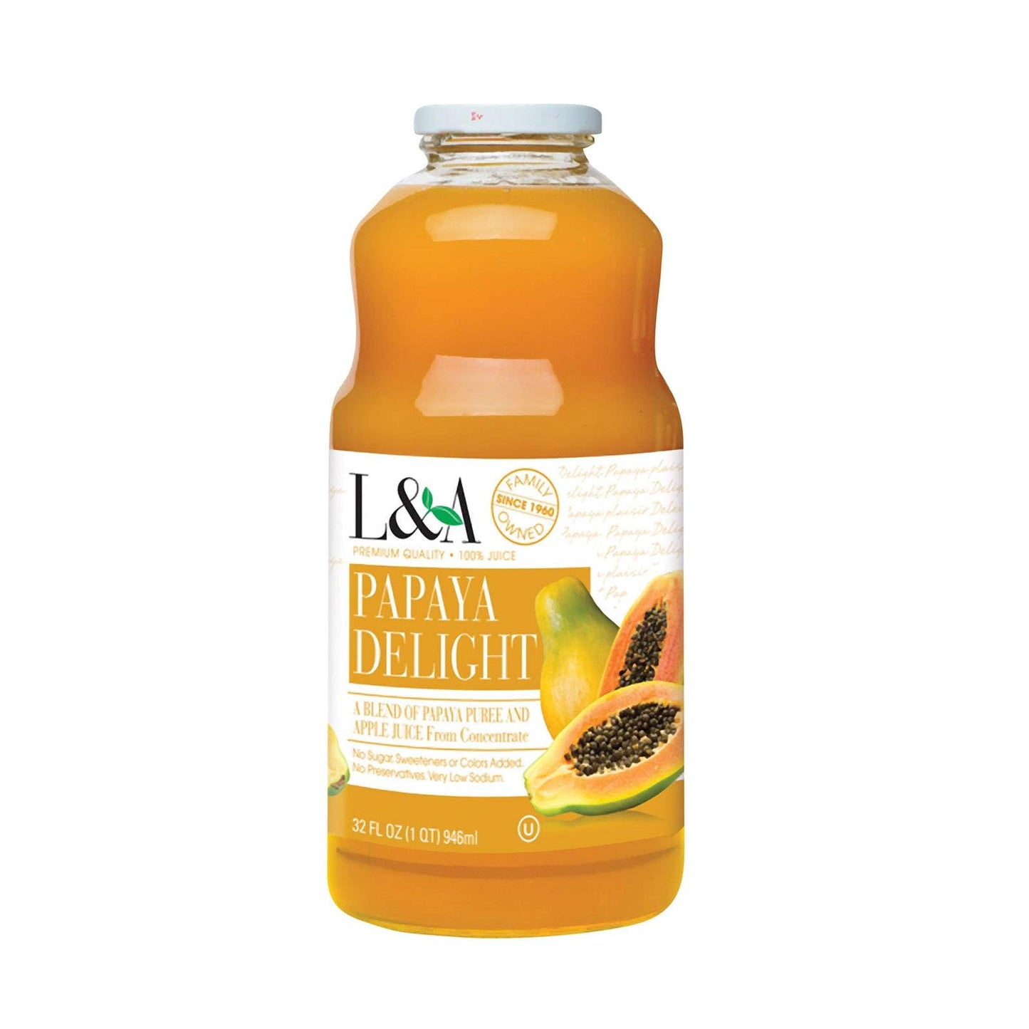 L & A Juice Juice Papaya Delight (Pack Of 6)