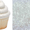 Edible Sprinkle Glitter Shimmer Sparkle Flakes For Cakes And Cupcakes 1/4 Oz (Clear)