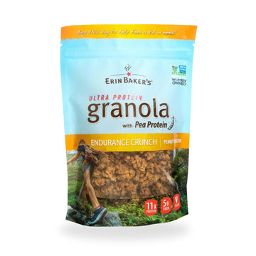 Erin Baker's Homestyle Granola Cereal with Ancient Grains, Endurance Crunch - Made from Natural Ingredients, Source of Plant-Bas
