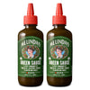 Melindas Green Sauce - Gourmet Mild Chile Verde Hot Sauce - 12 Fl Oz (Pack of 2) - Made with Fresh Ingredients