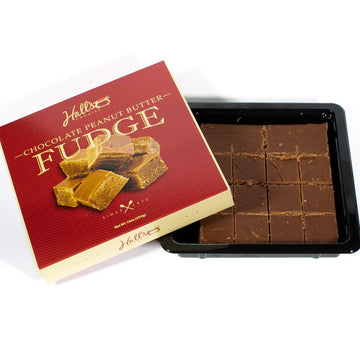 Halls Chocolate Peanut Butter Fudge, 1 Pound