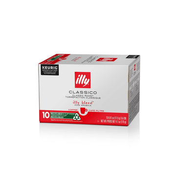 Illy Classico Roast Coffee Pods - Caramel, Orange Blossom & Jasmine Flavors - 10 Count