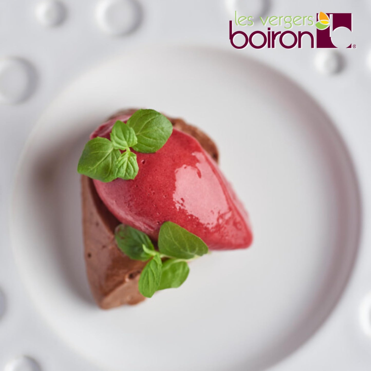 Les Vergers Boiron Raspberry Puree, 100% Fruit, No Added Sugar, Vegan, 1 Liter