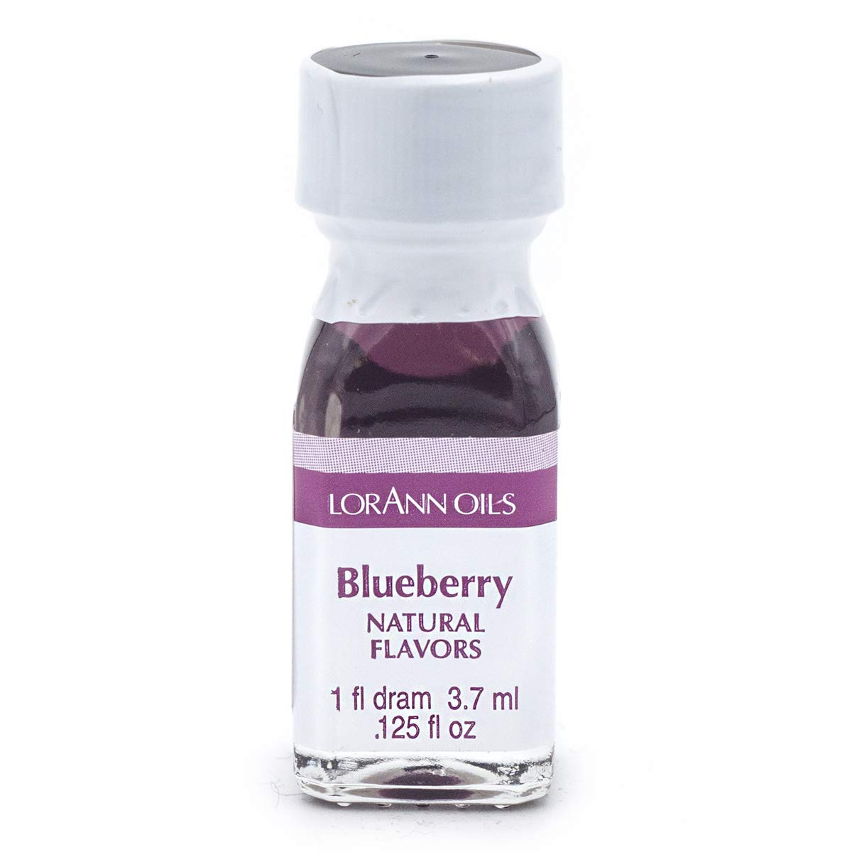 Lorann Blueberry Super Strength (With Natural Flavors), 1 Dram Bottle (.0125 Fl Oz - 3.7Ml) - 2 Pack