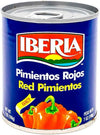 Iberia Sweet Red Pimientos, 7 Oz (Pack Of 24)