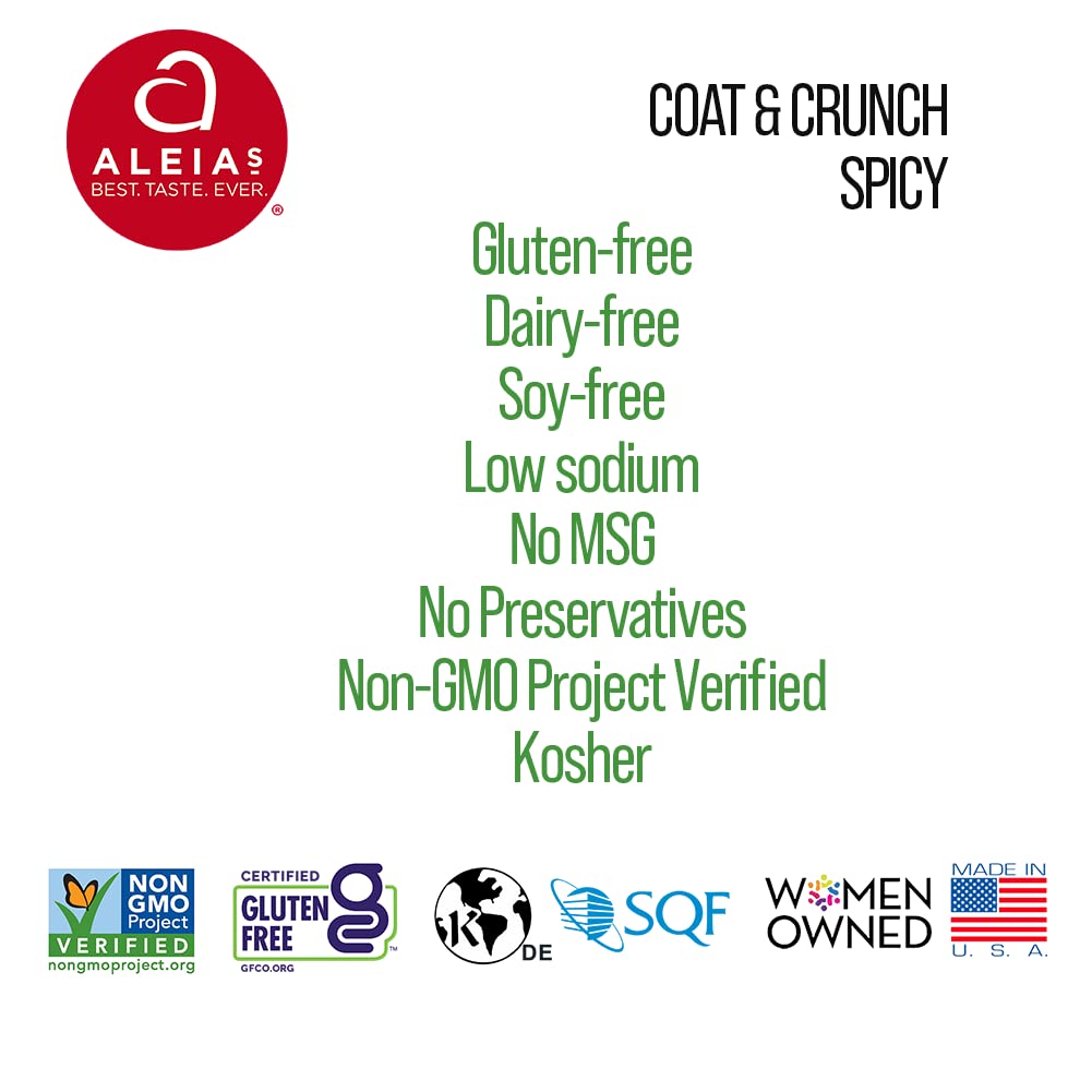 Aleias Coat & Crunch Crispy Spicy 4.5 oz, Pack of 1